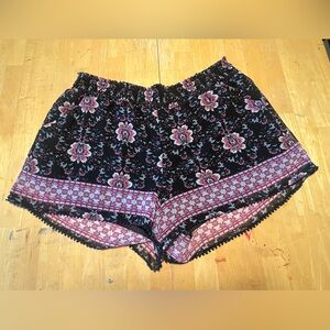 Maurice’s Floral Lined Polyester Shorts